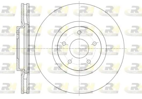 6134910 Тормозной диск ROADHOUSE підбір по vin на Brocar