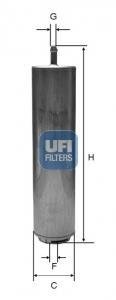 3195200 Топливный фильтр UFI підбір по vin на Brocar