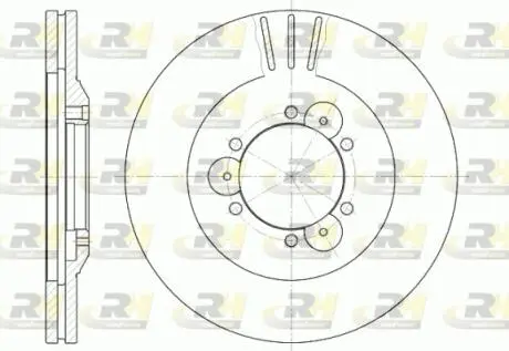 656010 Тормозной диск ROADHOUSE подбор по vin на Brocar