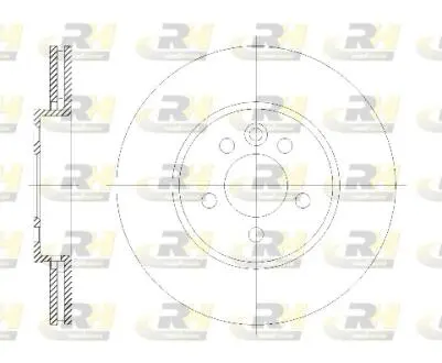 661410 Гальмівний диск ROADHOUSE підбір по vin на Brocar