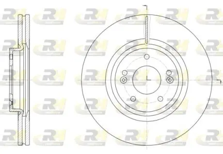6151410 Тормозной диск ROADHOUSE подбор по vin на Brocar