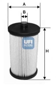 2605700 Топливный фильтр UFI підбір по vin на Brocar