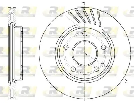 652710 Гальмівний диск ROADHOUSE підбір по vin на Brocar