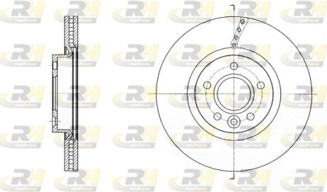 6158910 Тормозной диск ROADHOUSE підбір по vin на Brocar