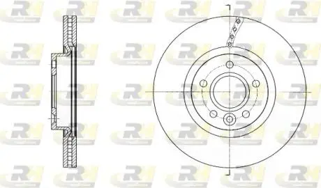 6158910 Тормозной диск ROADHOUSE подбор по vin на Brocar