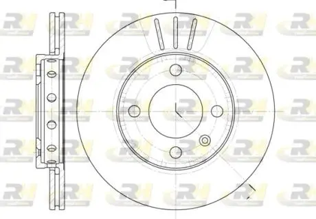 642610 Гальмівний диск ROADHOUSE підбір по vin на Brocar