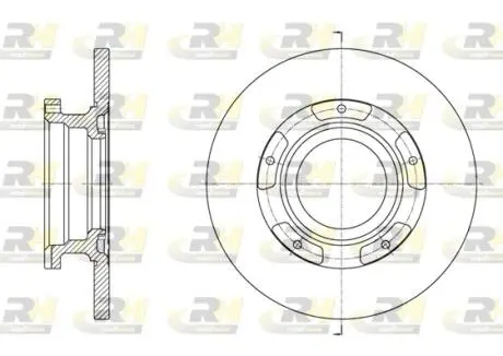 6156400 Гальмівний диск ROADHOUSE підбір по vin на Brocar