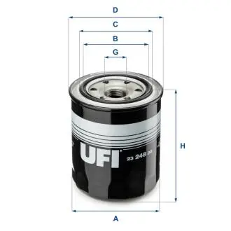 2324800 Масляный фильтр UFI подбор по vin на Brocar
