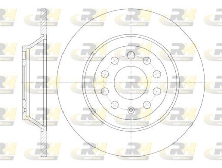 696900 Гальмівний диск ROADHOUSE підбір по vin на Brocar