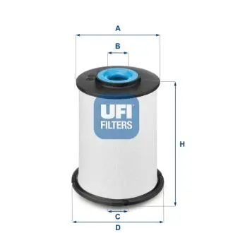 2603300 Паливний фільтр UFI підбір по vin на Brocar