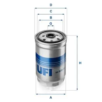 2452900 Топливный фильтр UFI подбор по vin на Brocar