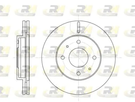 639110 Гальмівний диск ROADHOUSE підбір по vin на Brocar