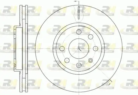 661110 Тормозной диск ROADHOUSE подбор по vin на Brocar