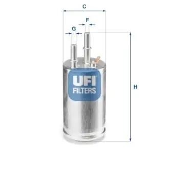 3195100 Паливний фільтр UFI підбір по vin на Brocar