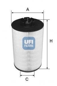 2603900 Топливный фильтр UFI підбір по vin на Brocar