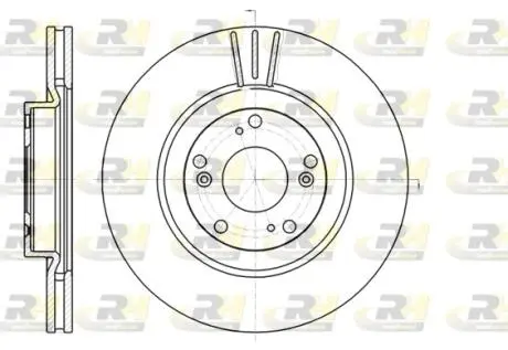 6129710 Гальмівний диск ROADHOUSE підбір по vin на Brocar