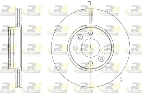 6147410 Гальмівний диск ROADHOUSE підбір по vin на Brocar