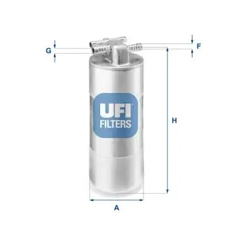 3195300 Топливный фильтр UFI підбір по vin на Brocar
