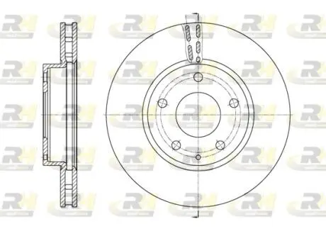 6157310 Тормозной диск ROADHOUSE підбір по vin на Brocar