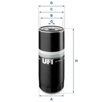 2314400 Масляный фильтр UFI підбір по vin на Brocar
