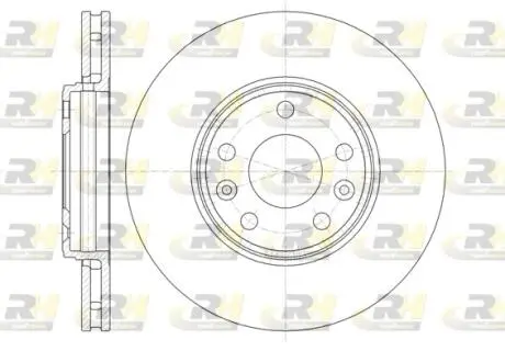 6134410 Тормозной диск ROADHOUSE подбор по vin на Brocar