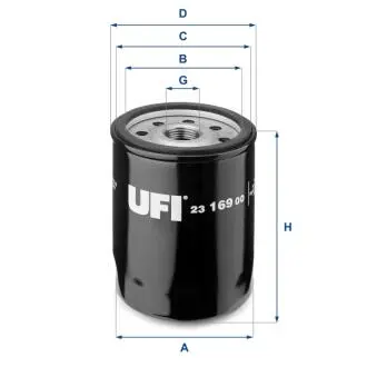 2316900 Масляный фильтр UFI подбор по vin на Brocar