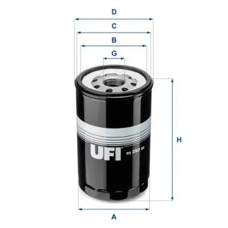 2329200 Масляний фільтр UFI підбір по vin на Brocar