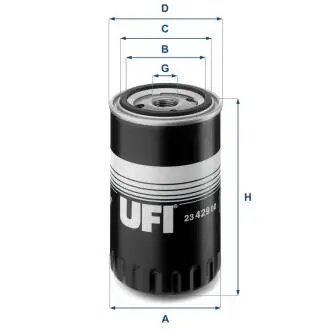 2342900 Масляный фильтр UFI підбір по vin на Brocar