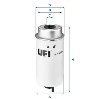 2445500 Фільтр палива UFI підбір по vin на Brocar