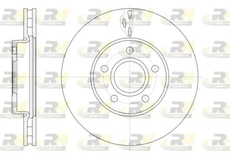 6156010 Гальмівний диск ROADHOUSE підбір по vin на Brocar