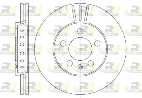 654510 Гальмівний диск ROADHOUSE підбір по vin на Brocar