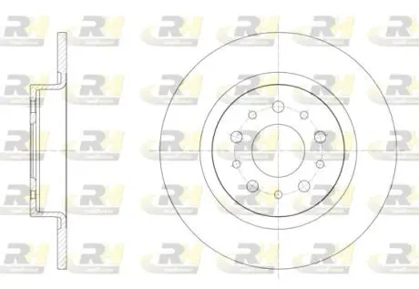 6155800 Гальмівний диск ROADHOUSE підбір по vin на Brocar