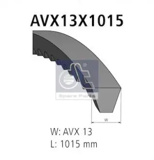 480633 Ремінь генератора Ford Transit 2.5D 88-92 (13x1015) DT підбір по vin на Brocar