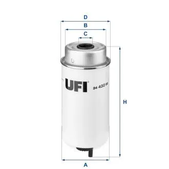 2443200 Топливный фильтр UFI підбір по vin на Brocar