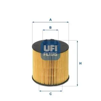 2504700 Фільтр масла UFI підбір по vin на Brocar