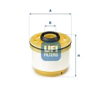 2604500 Топливный фильтр UFI подбор по vin на Brocar