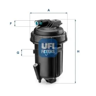 5516300 Паливний фільтр UFI підбір по vin на Brocar