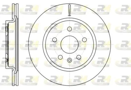 6128410 Тормозной диск ROADHOUSE підбір по vin на Brocar