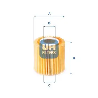 2515000 Масляный фильтр UFI подбор по vin на Brocar