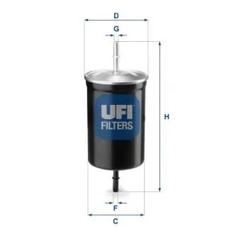 3174700 Паливний фільтр UFI підбір по vin на Brocar