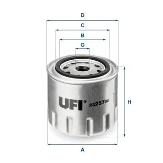 2325700 Масляный фильтр UFI подбор по vin на Brocar