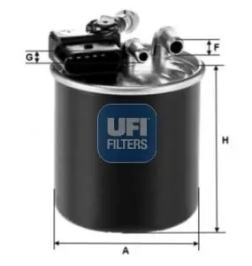 2415100 Топливный фильтр UFI подбор по vin на Brocar
