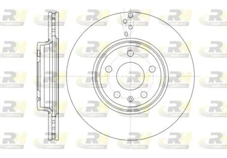 6129210 Гальмівний диск ROADHOUSE підбір по vin на Brocar