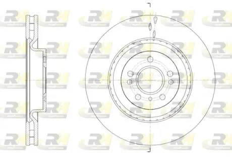 6163410 Тормозной диск ROADHOUSE підбір по vin на Brocar
