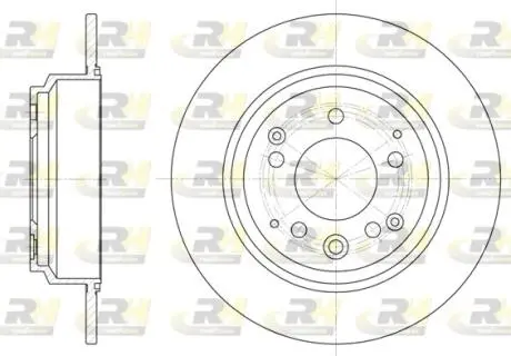 692200 Гальмівний диск ROADHOUSE підбір по vin на Brocar