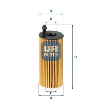 2514200 Масляный фильтр UFI подбор по vin на Brocar