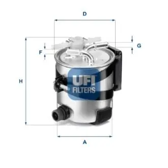 5541800 Паливний фільтр UFI підбір по vin на Brocar