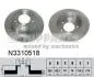 N3310518 Тормозной диск NIPPARTS підбір по vin на Brocar