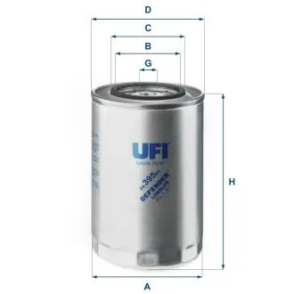 2439501 Паливний фільтр UFI підбір по vin на Brocar