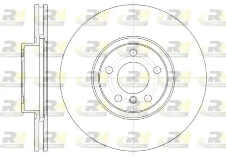 6133510 Тормозной диск ROADHOUSE підбір по vin на Brocar